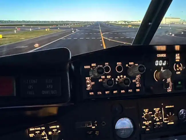 Realistische Grafik im Boeing 737 Simulator